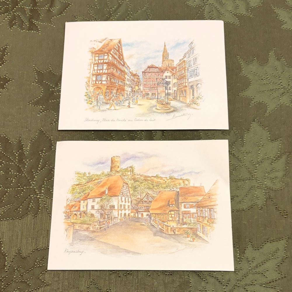 Charming European Village Art Prints